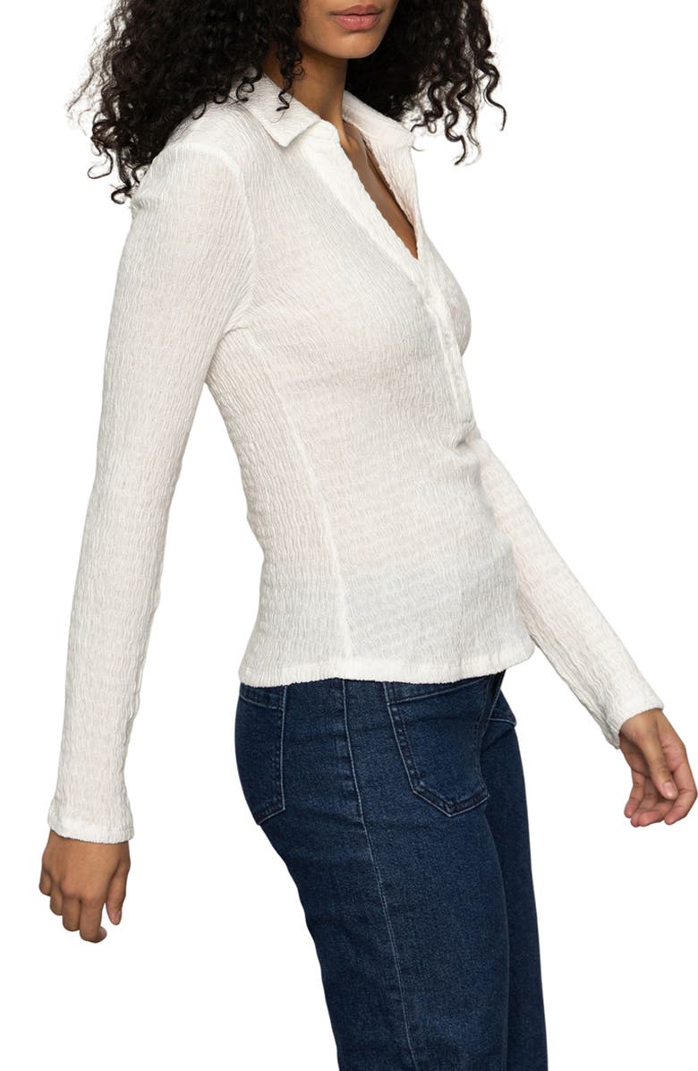 Sanctuary Texture Top, Alternate, color, Chalk