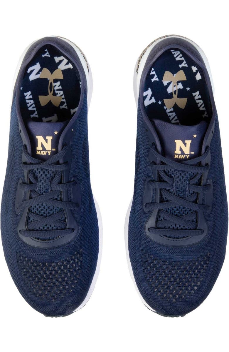 Under Armour Men's Under Armour Navy Navy Midshipmen HOVR Sonic 5 Running Shoes, Alternate, color,