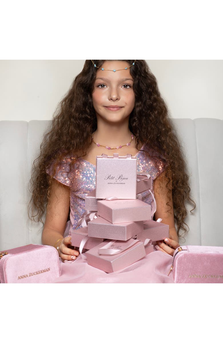 Anna Zuckerman Petit Love Studs in Yellow, Alternate, color, Yellow