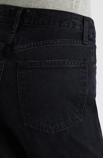 パンツ AGOLDE 90S Pinch High Waist Crop Denim Pants Black A154B1207 AGOLDE '90s Pinch Waist straight-leg Jeans | Black | FARFETCH