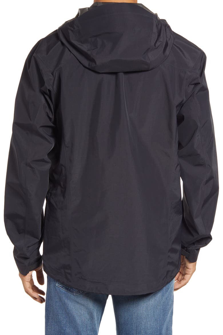 Zeta SL Waterproof Gore-Tex® Hooded Jacket, Alternate, color, BLACK