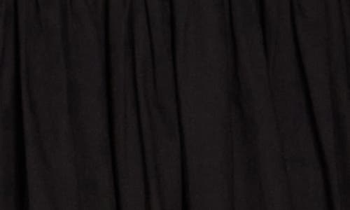 Wishlist Bubble Hem Long Sleeve Minidress In Black