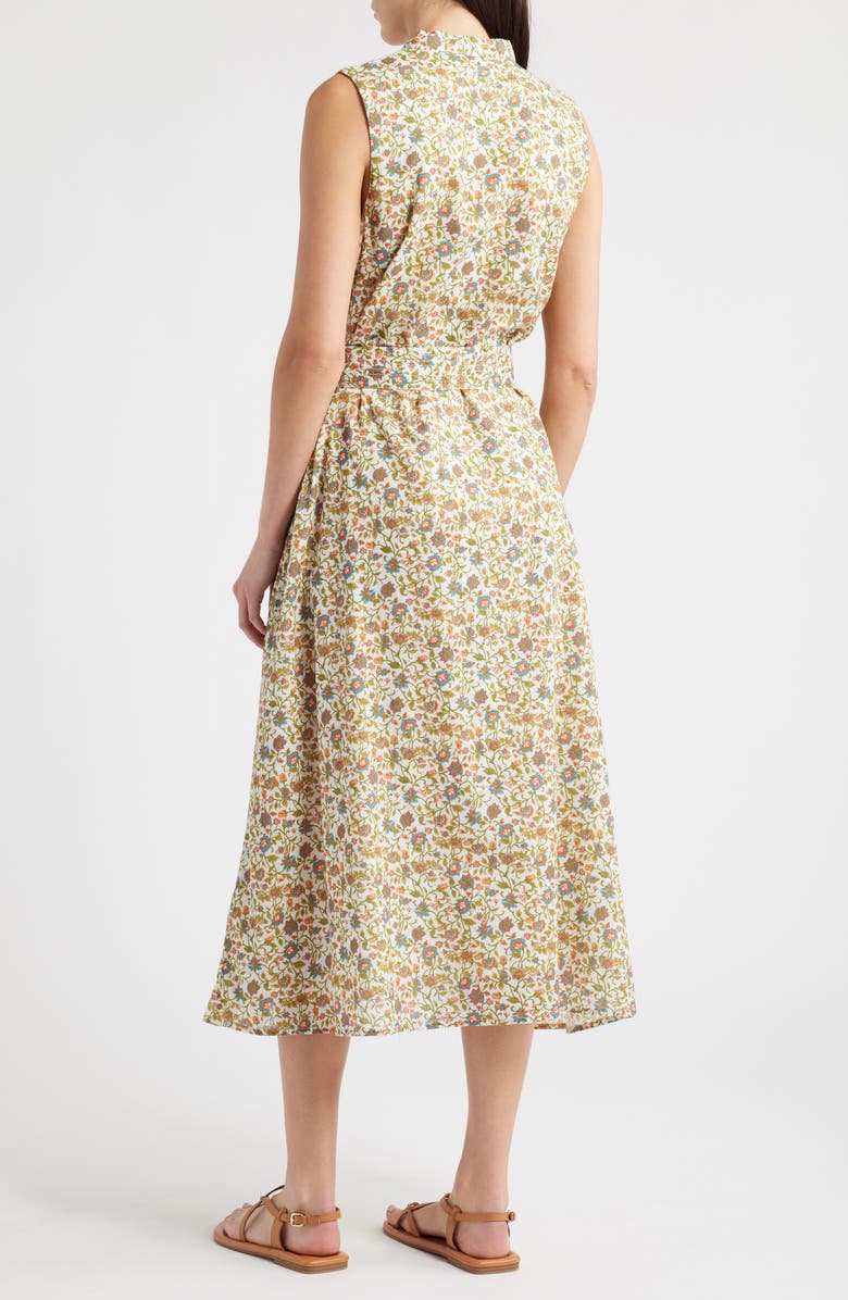 Cleobella Cheyenne Floral Organic Cotton Midi Shirtdress, Alternate, color, Viti Flora Print