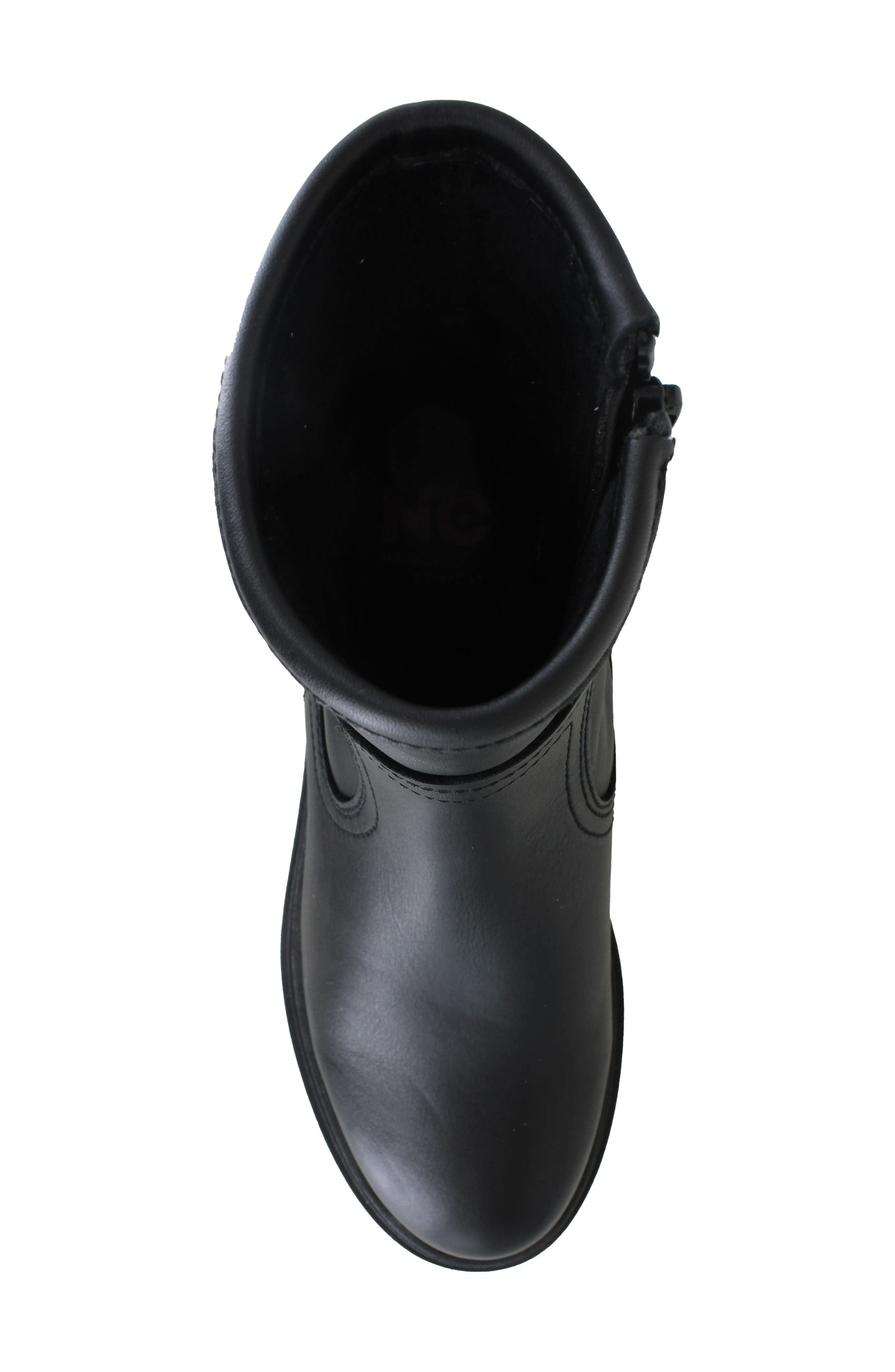 National Comfort Rafaela Platform Bootie, Alternate, color, Black Leather