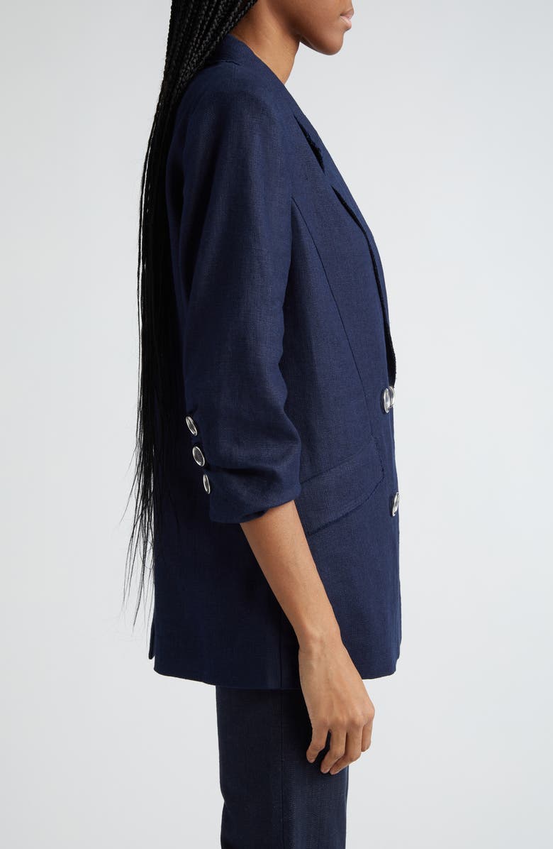 Ramy Brook Gianni Double Breasted Blazer, Alternate, color, Spring Navy