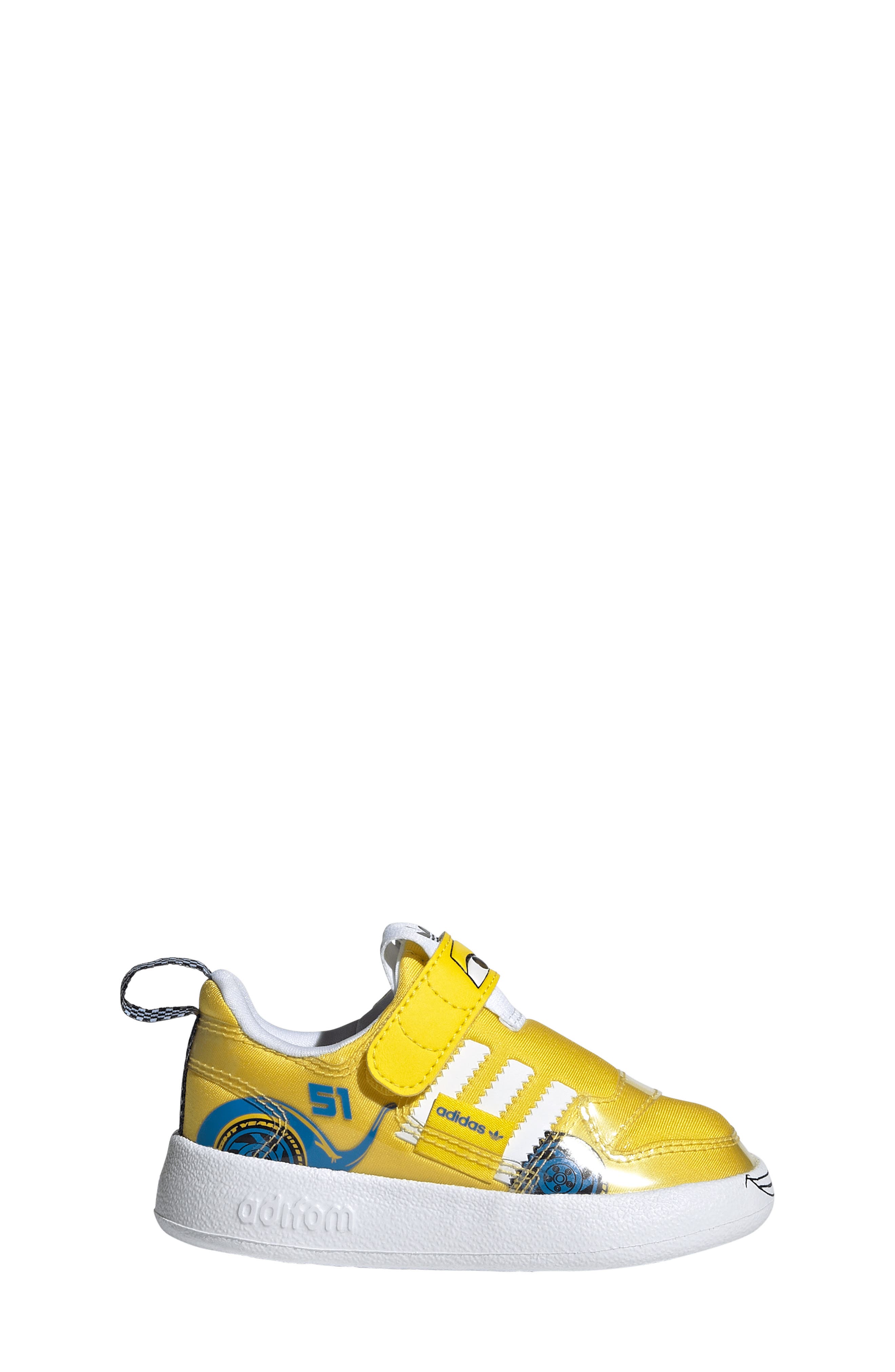 adidas x Pixar Kids' 'Cars 3' Adifom Forum 360 Sneaker, Alternate, color, Yellow