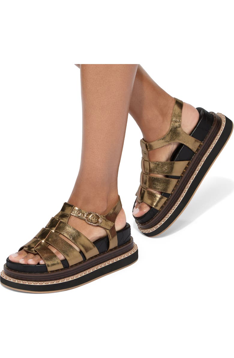 Kurt Geiger London Orson Fisherman Sandal, Alternate, color, Rust/ Copper