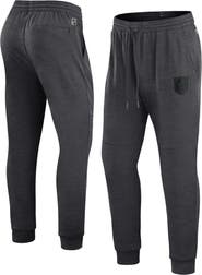FANATICS Men's Fanatics Branded Heather Charcoal Vegas Golden Knights Authentic Pro Road Jogger Sweatpants