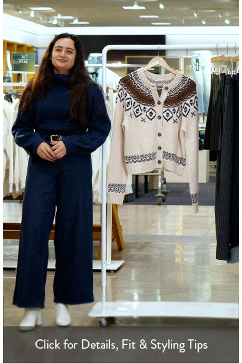 Ava Fair Isle Cardigan video