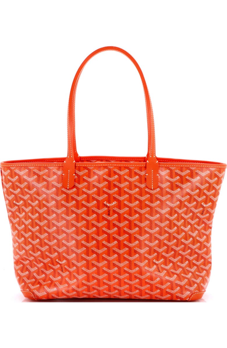 Pre-Owned Goyard Artois Tote Coated Canvas PM, Main, color, Orange