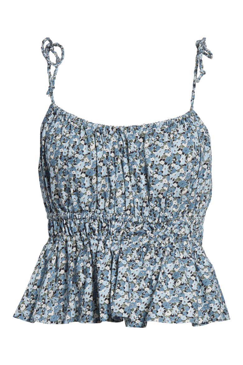 Erving Peplum Camisole, Alternate, color, LAKE MIST MULTI