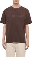 Helmut Lang Corduroy Logo Cotton T-Shirt