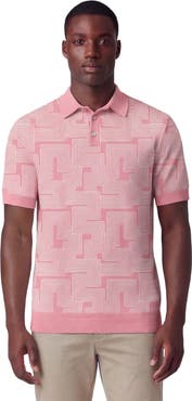 Lords of Harlech Inter Twine Mens Merino Silk Cashmere Polo
