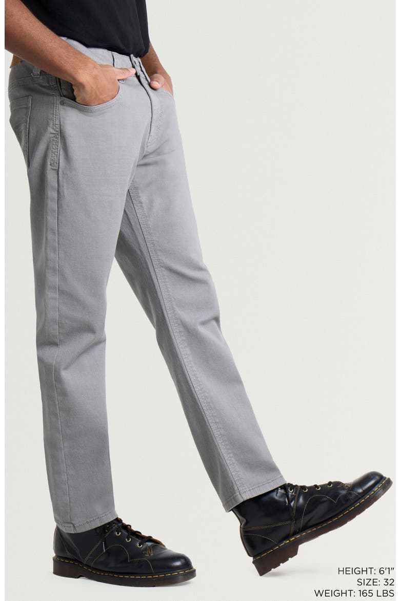 Saddle Stitch Slim Fit Jeans, Alternate, color, LIGHT GREY