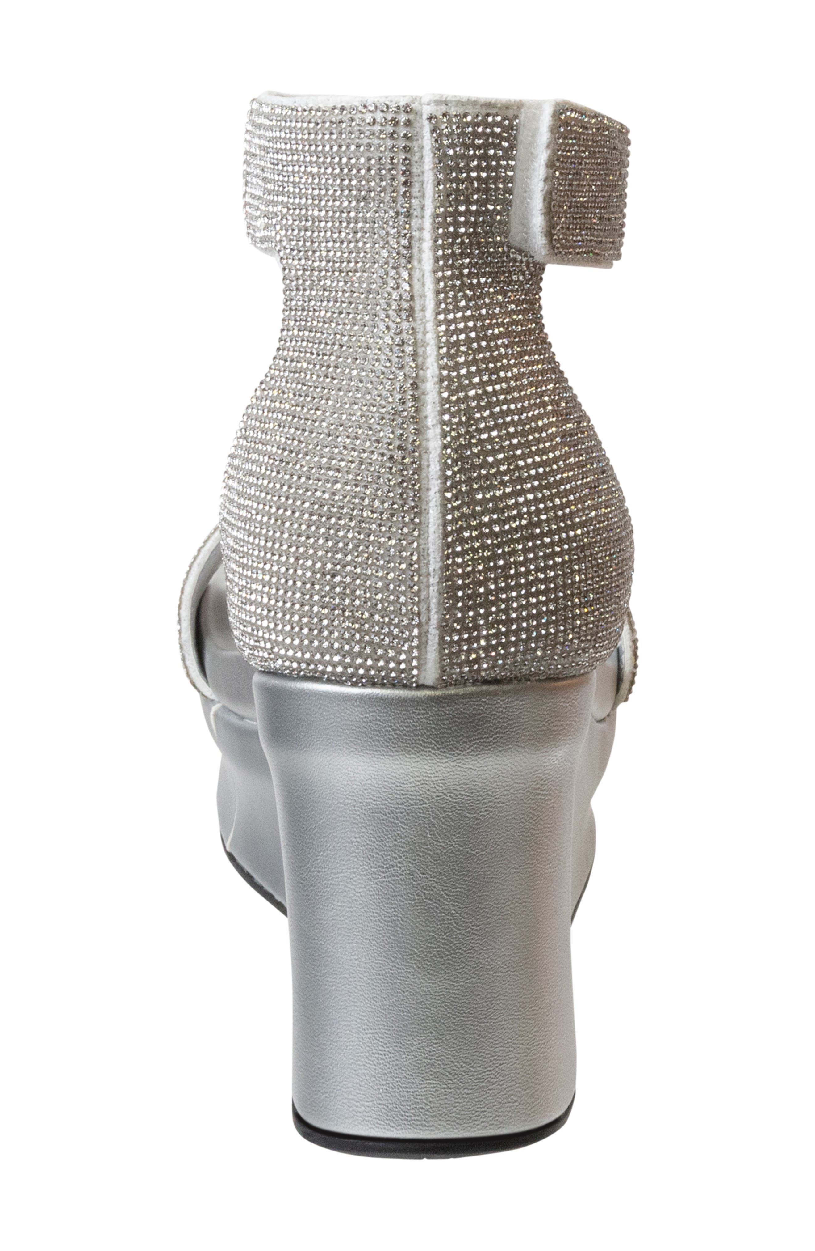 OTBT Status Crystal Embellished Wedge Sandal, Alternate, color, 