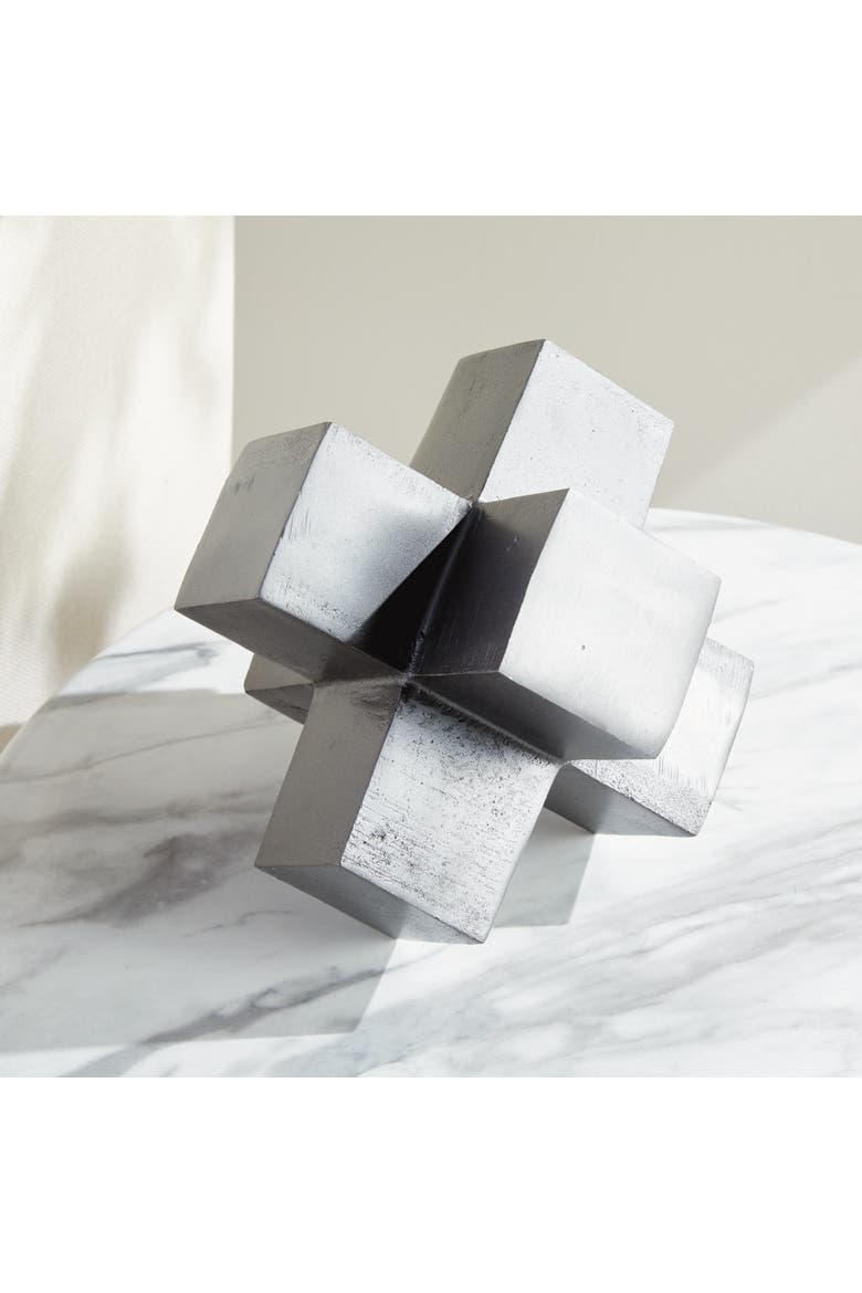 Jacques Sculpture Decorative Object, Alternate, color, Silver