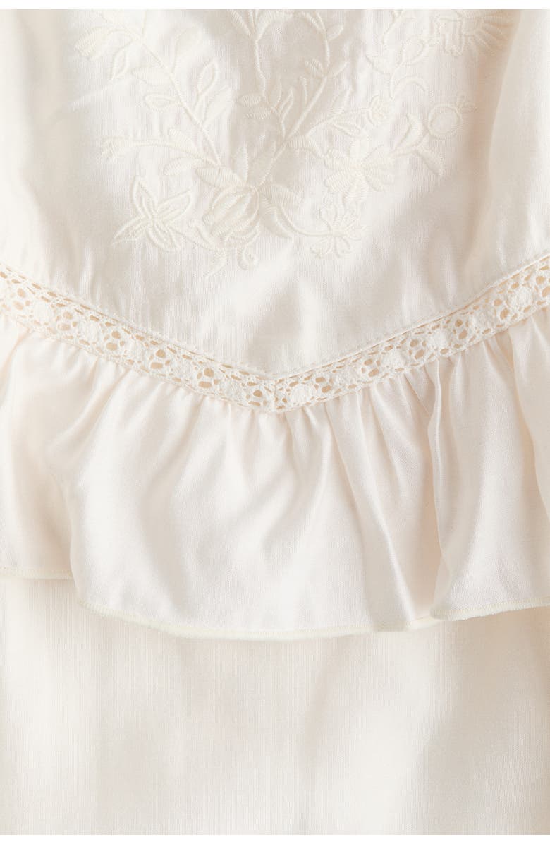 H&M Ruffle-trimmed strappy dress, Alternate, color, 