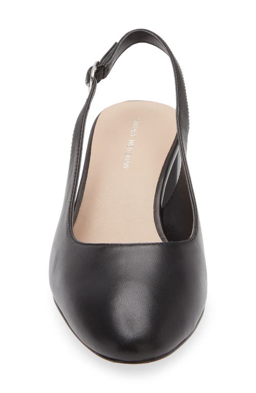 Stuart Weitzman Bridget Slingback Pump In Black