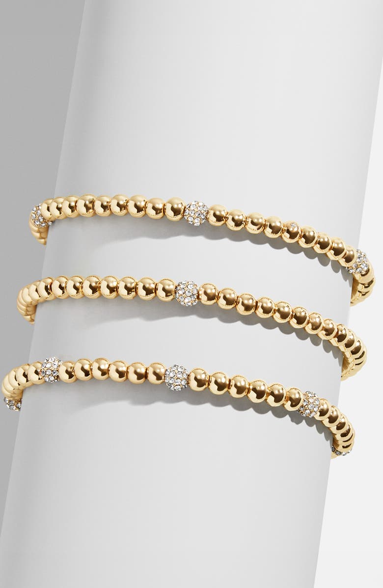 BaubleBar Pisa Set of 3 Beaded Stretch Bracelets, Alternate, color,