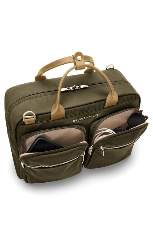 Briggs & Riley Rhapsody Multi-pocket Cabin Bag In Olive