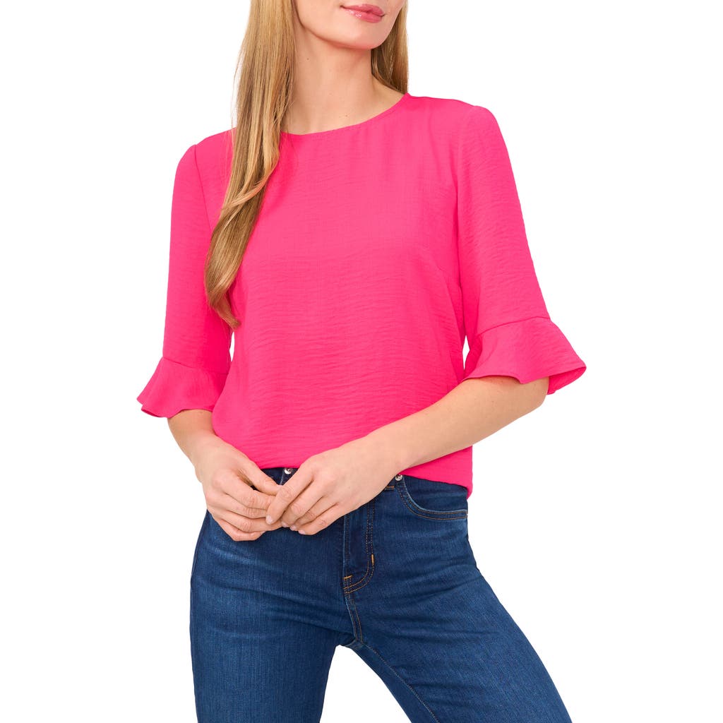 Shop Cece Ruffle Cuff Top