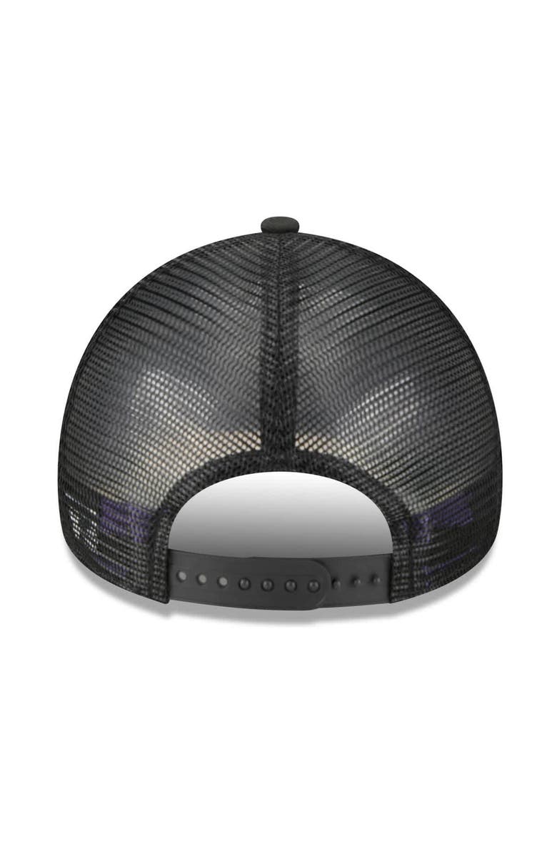 New Era Men's New Era Black Miami Marlins 2025 Big League Chew A-Frame 9FORTY Adjustable Trucker Hat, Alternate, color, Black