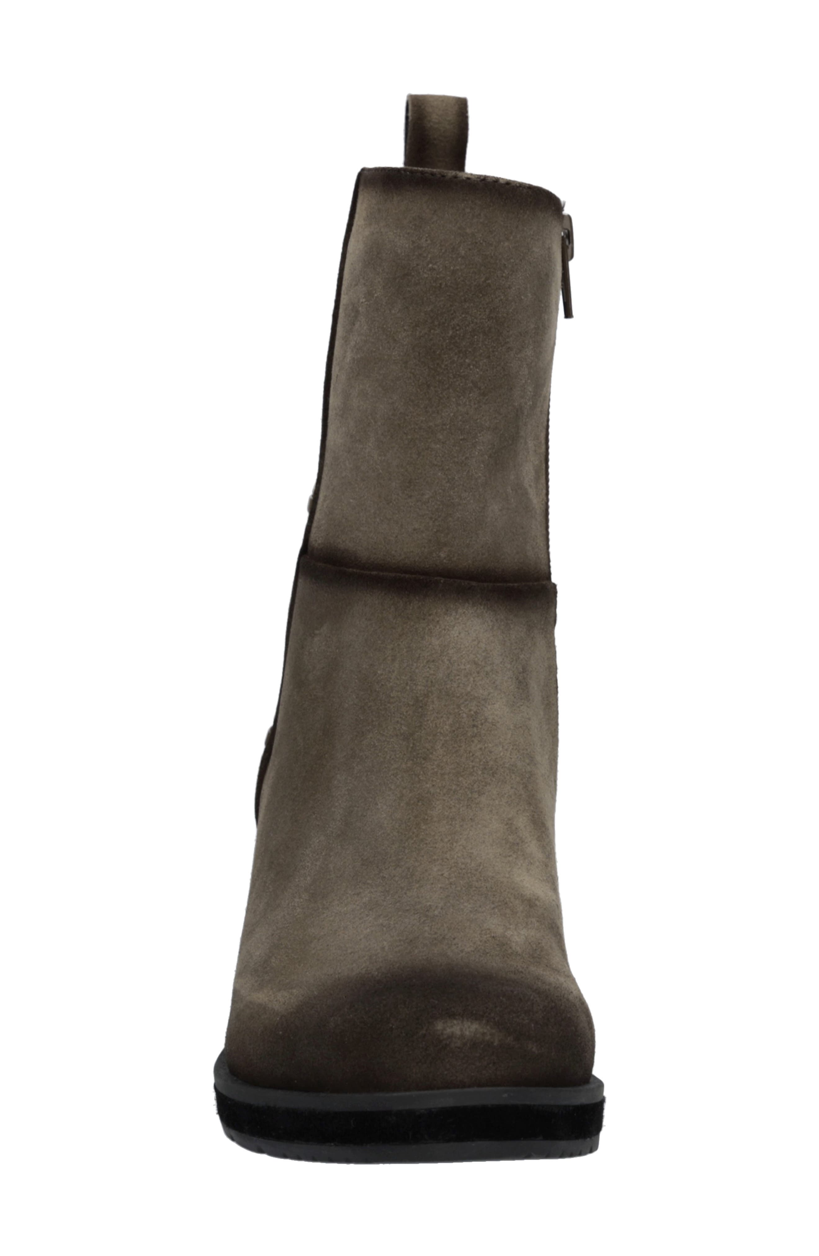 Gloria 10 Leather Bootie, Alternate, color, TAUPE
