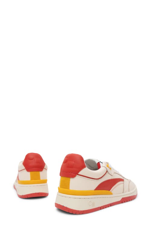 Oncept Preston Leather Sneaker In Neutral