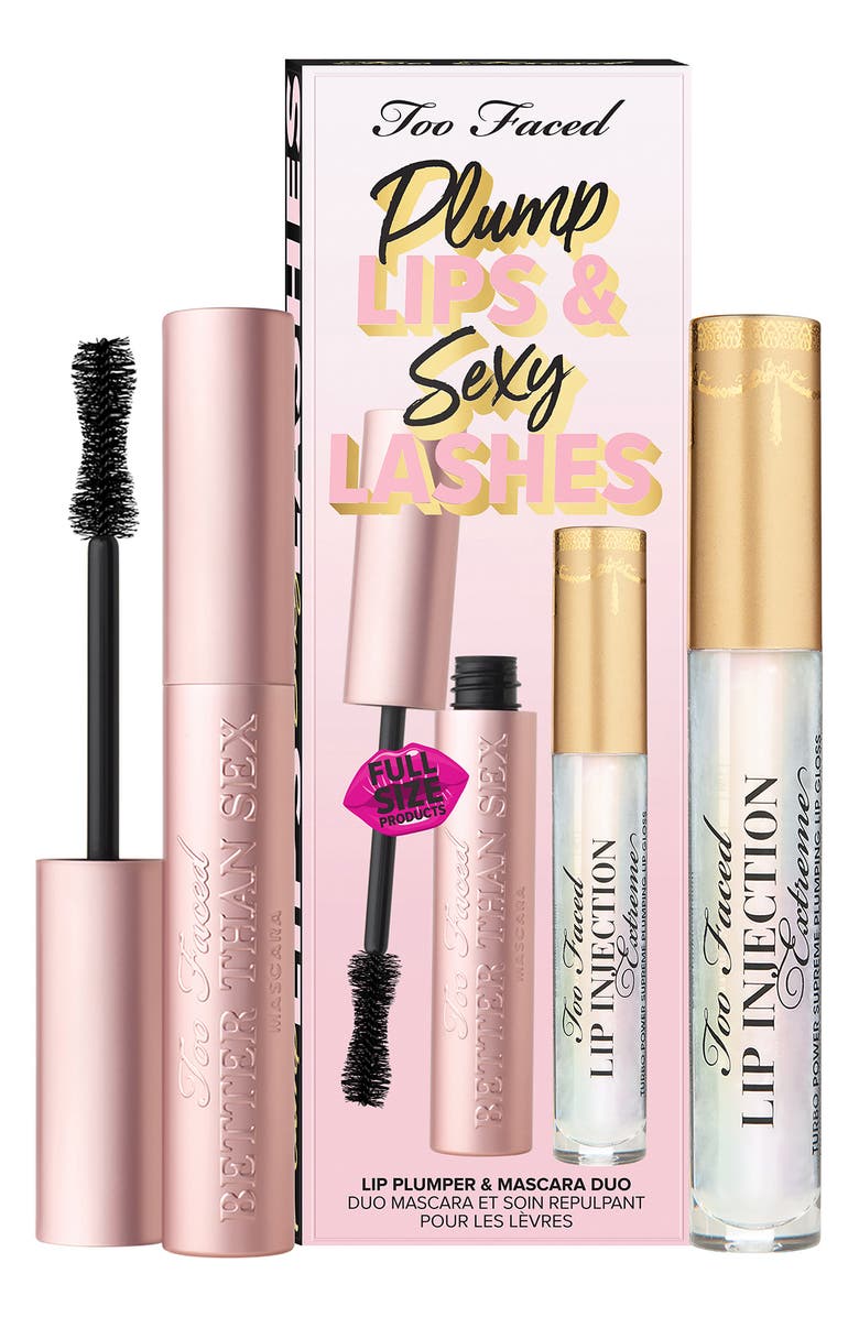 Too Faced Plump Lips & Sexy Lashes Duo, Alternate, color,