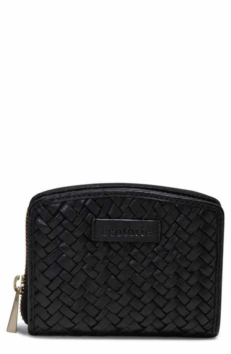 Katy Woven Leather Wallet