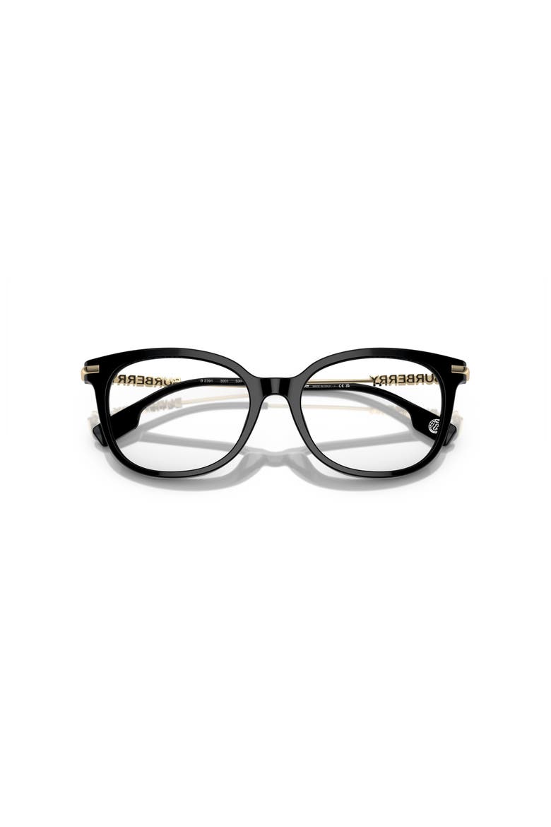 53mm Square optical glasses, Alternate, color, Black