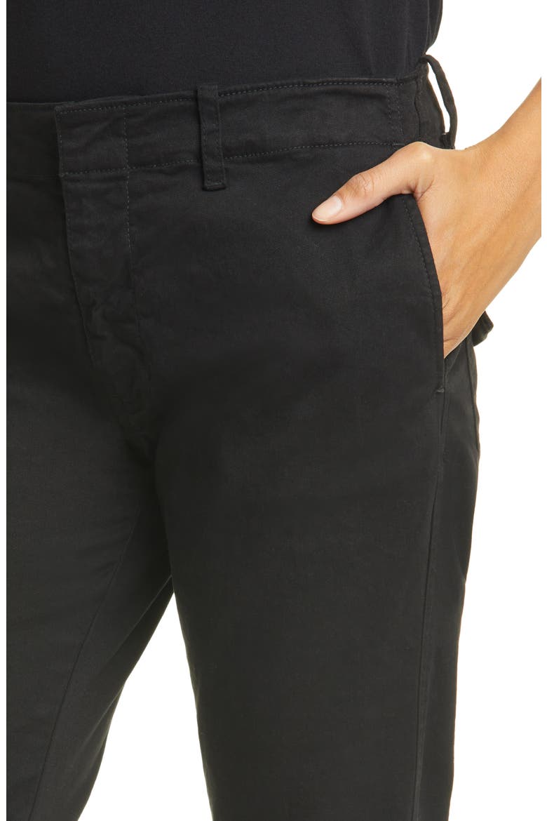 French Military Pants, Alternate, color, JET BLACK