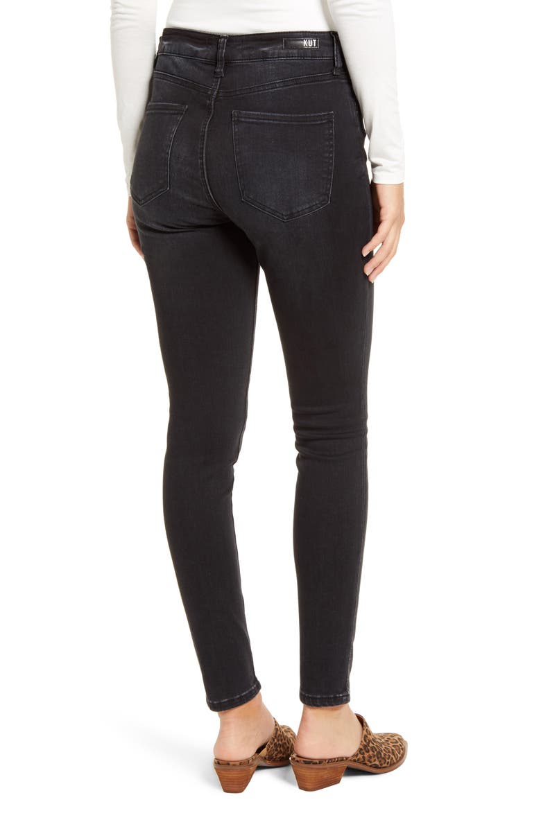 KUT from the Kloth Donna High Waist Button Fly Jeans, Alternate, color, 