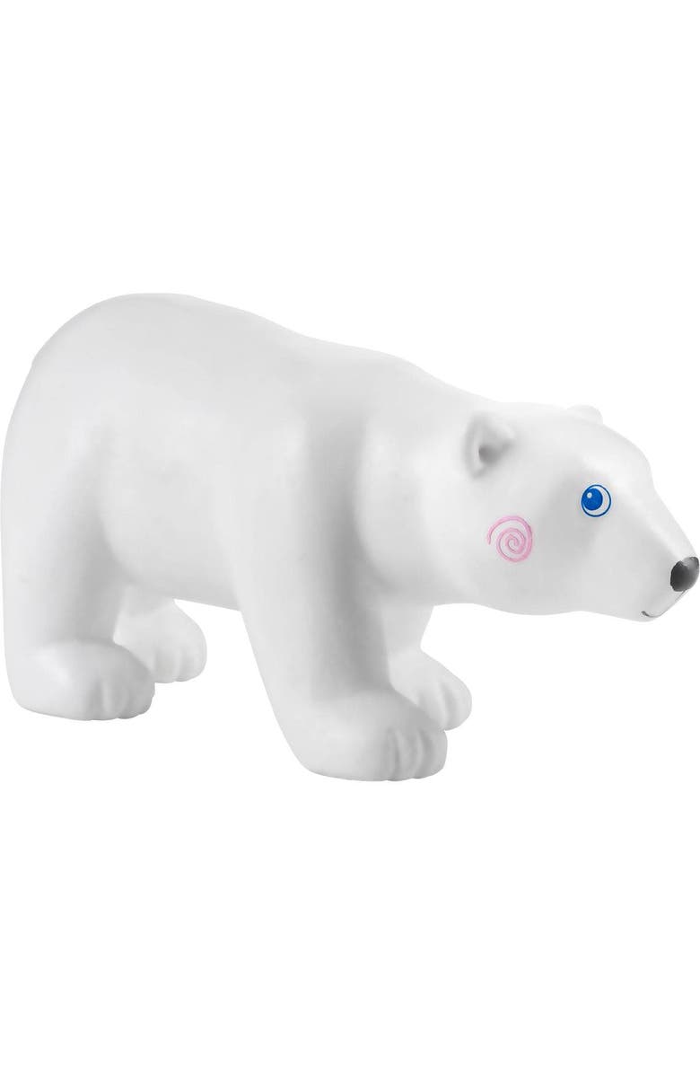 HABA Little Friends Polar Bear - Chunky Plastic Zoo Animal Toy Figure, Main, color, Multi