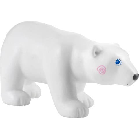 Little Friends Polar Bear - Chunky Plastic Zoo Animal Toy Figure (3" Tall)