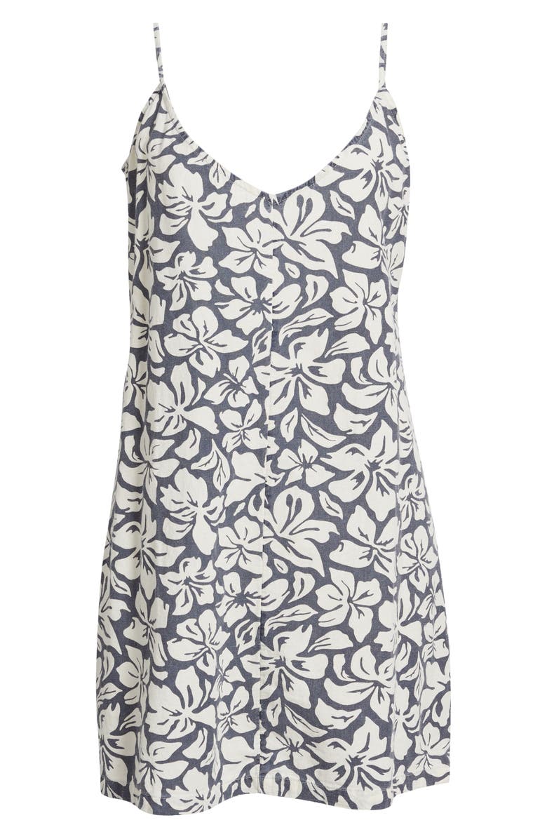 Rip Curl Las Dalias Cotton & Linen Minidress, Alternate, color,