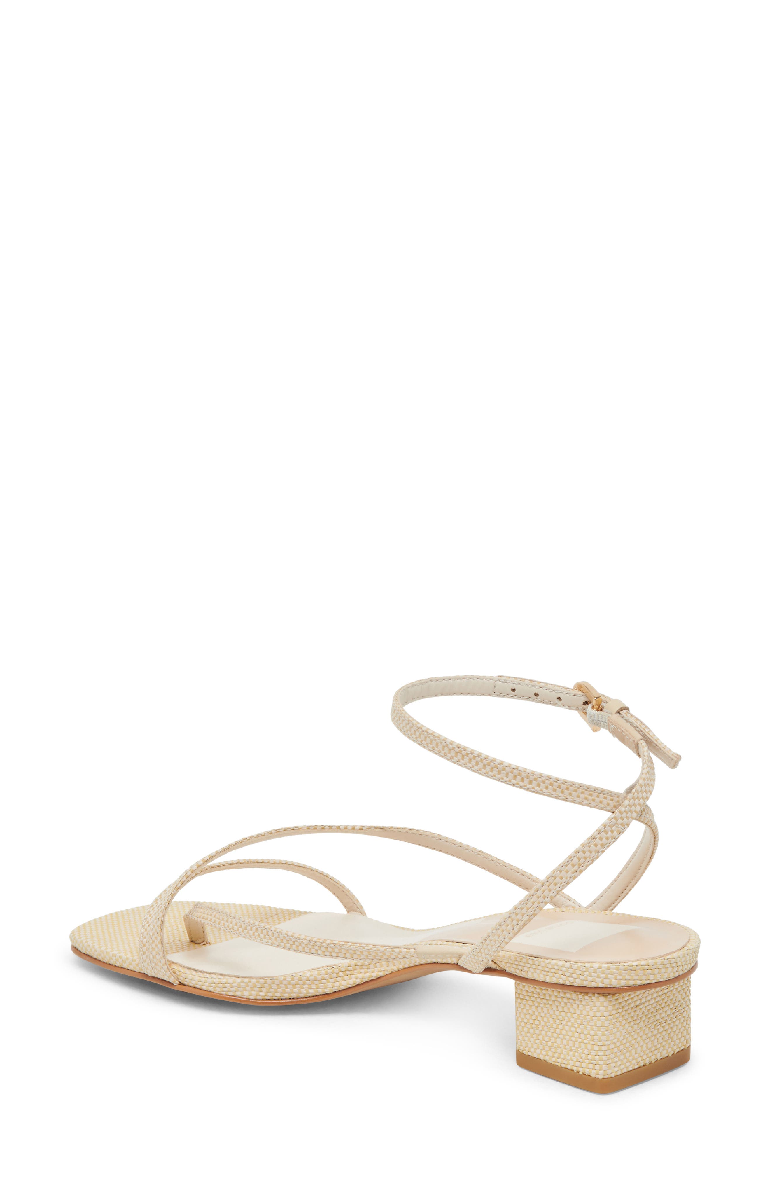 Karlos Ankle Strap Sandal, Alternate, color, NATURAL LEATHER