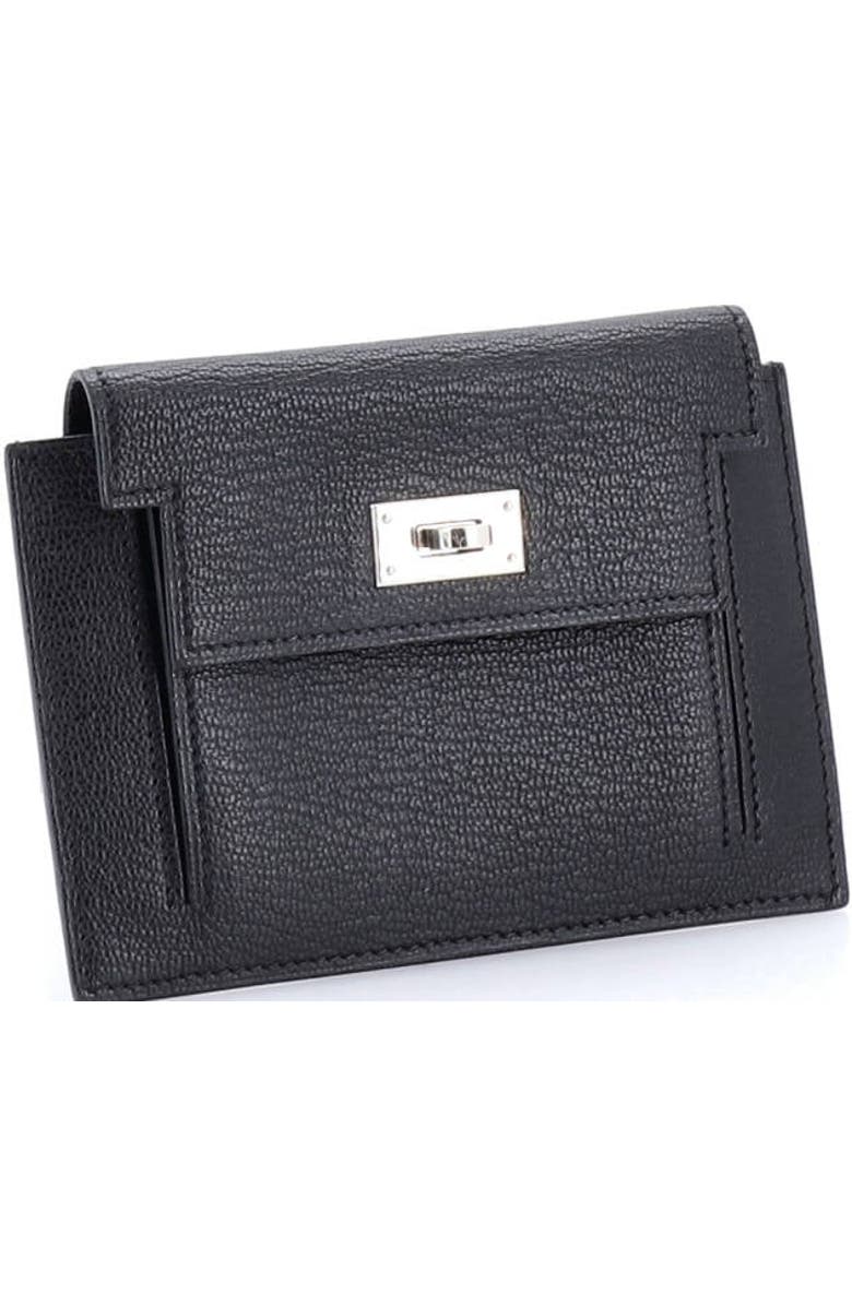 Pre-Owned Hermes Kelly Pocket Compact Wallet Chevre Mysore, Alternate, color,