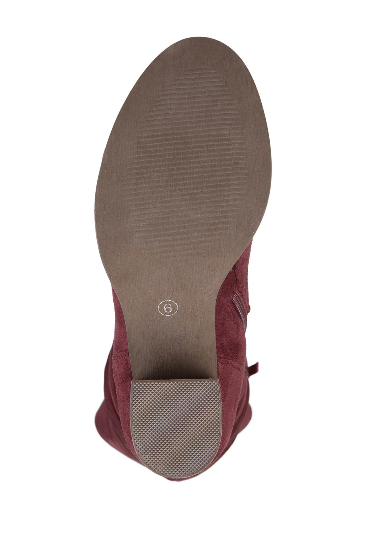 JOURNEE Kaison Ruched Tall Boot, Alternate, color, WINE