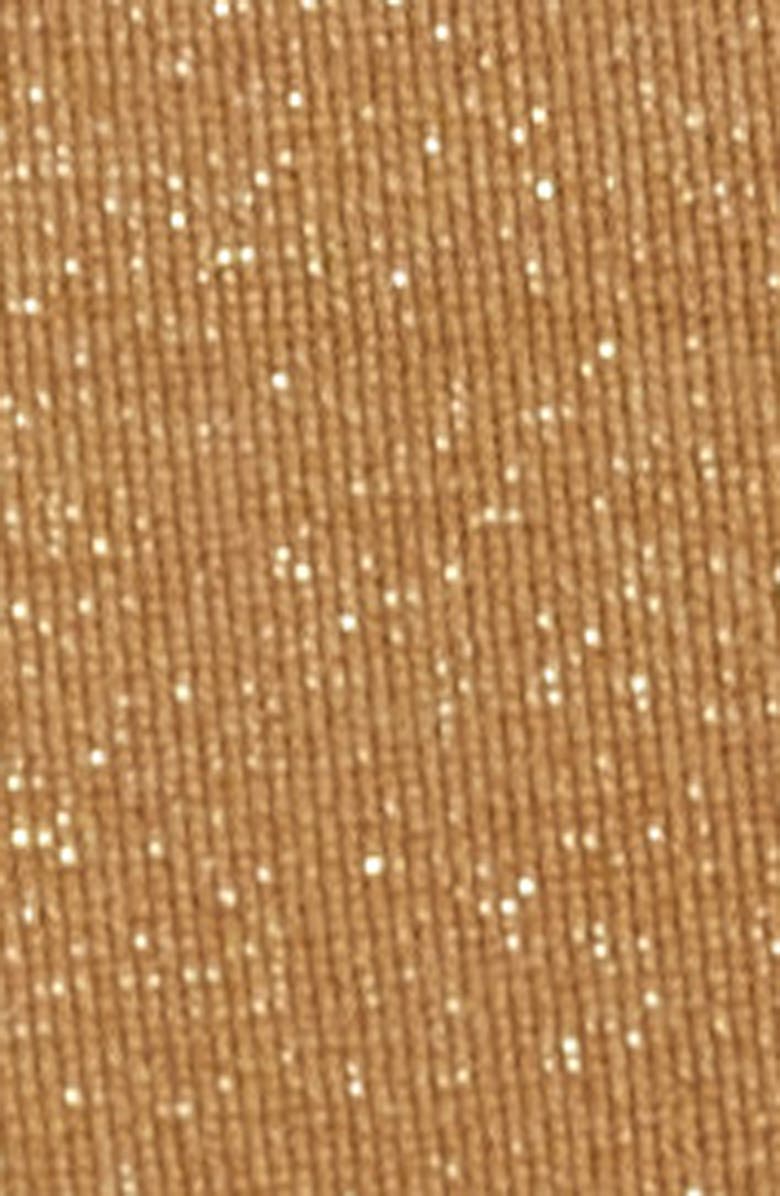 Vitamin A<sup>®</sup> Elle Metallic Side Tie Bikini Bottoms, Alternate, color, Golden Glow Metallic