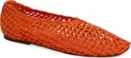 Proenza Schouler Slant Crochet Flat