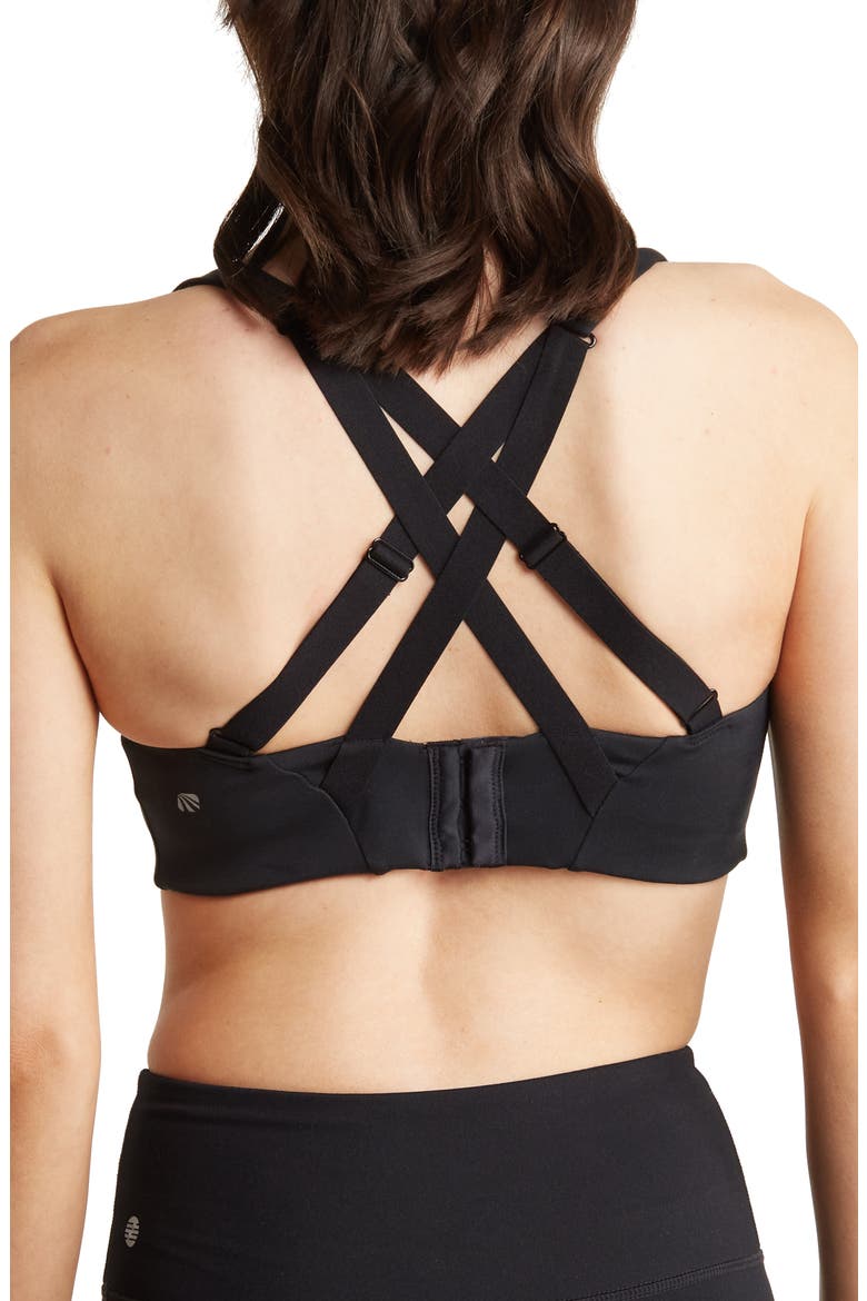 Willow Molded Sports Bra, Alternate, color, BLACK