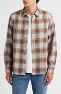 Treasure & Bond Plaid Flannel Button-Up Shirt