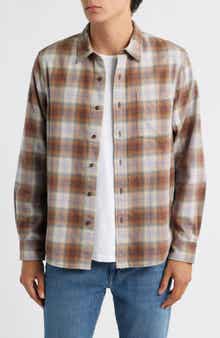 Treasure & Bond Plaid Flannel Button-Up Shirt