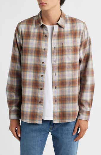 Treasure & Bond Plaid Flannel Button-Up Shirt