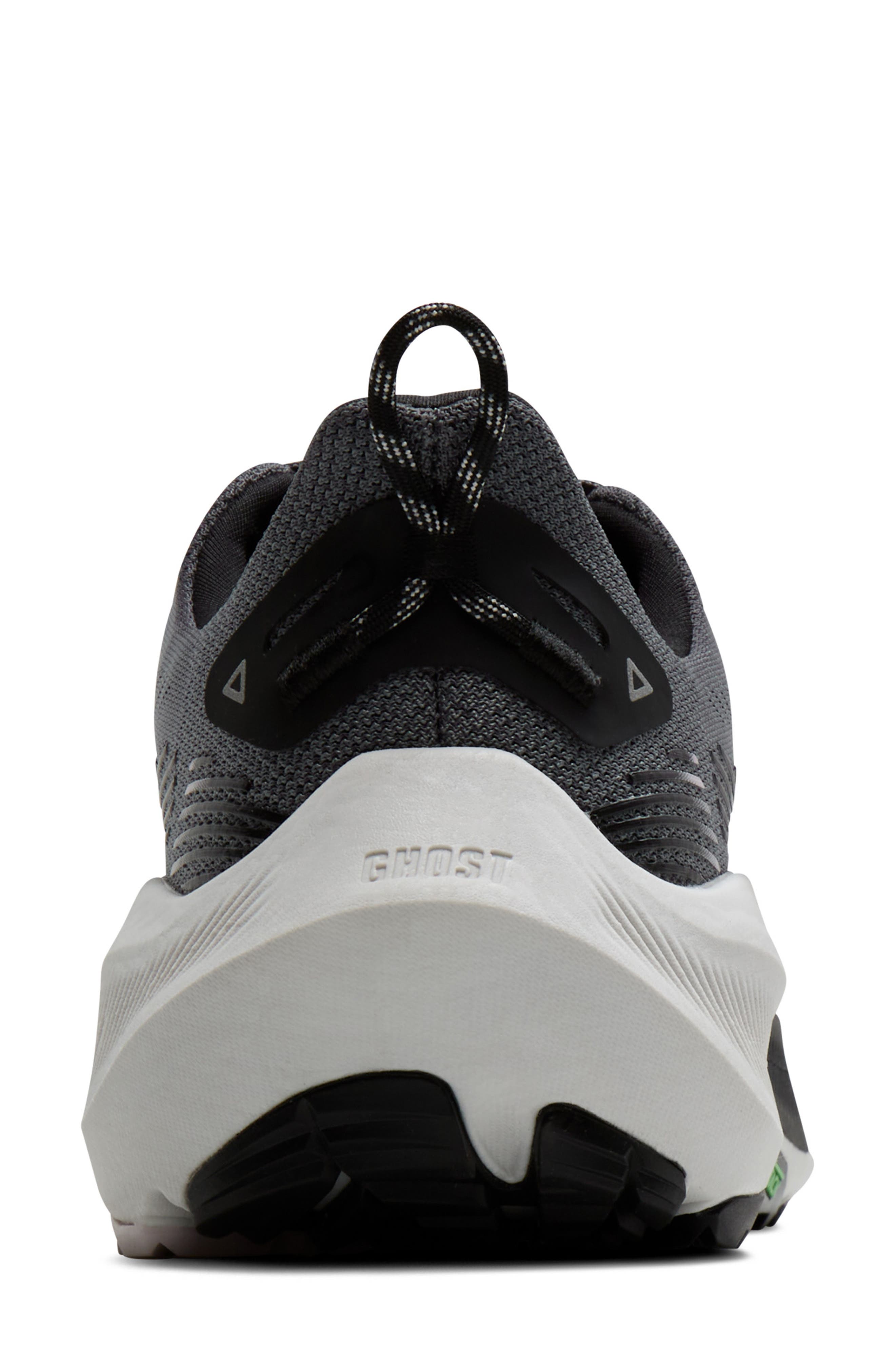 Brooks Ghost Trail Running Shoe, Alternate, color, Poppy Seed/ Black/ Pink