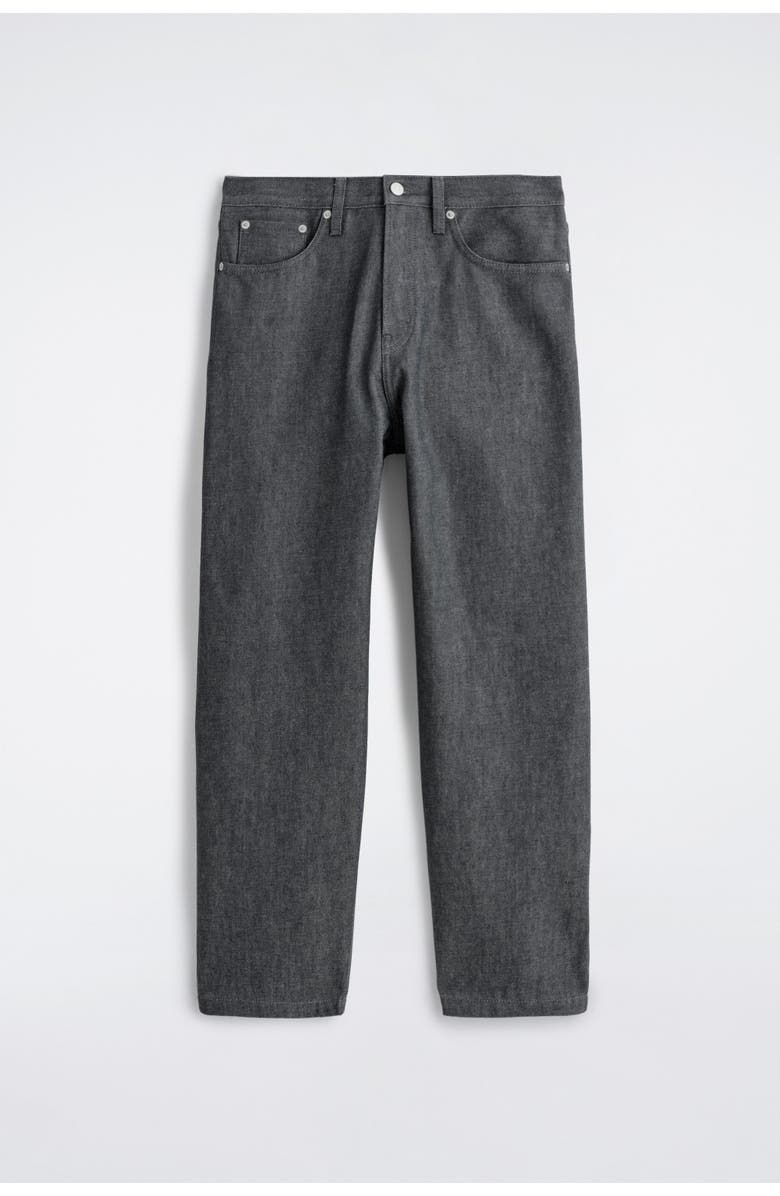 COS Dome Relaxed-Fit Straight-Leg Jeans, Alternate, color, Dark Gray