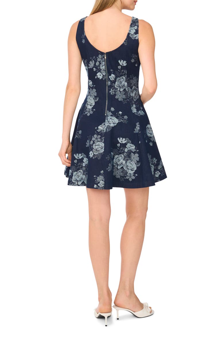 Square Neck Denim Minidress, Alternate, color, CLASSIC NAVY