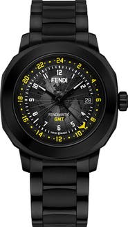 Fendi Selleria Automatic Opalin Bracelet Watch, 42mm