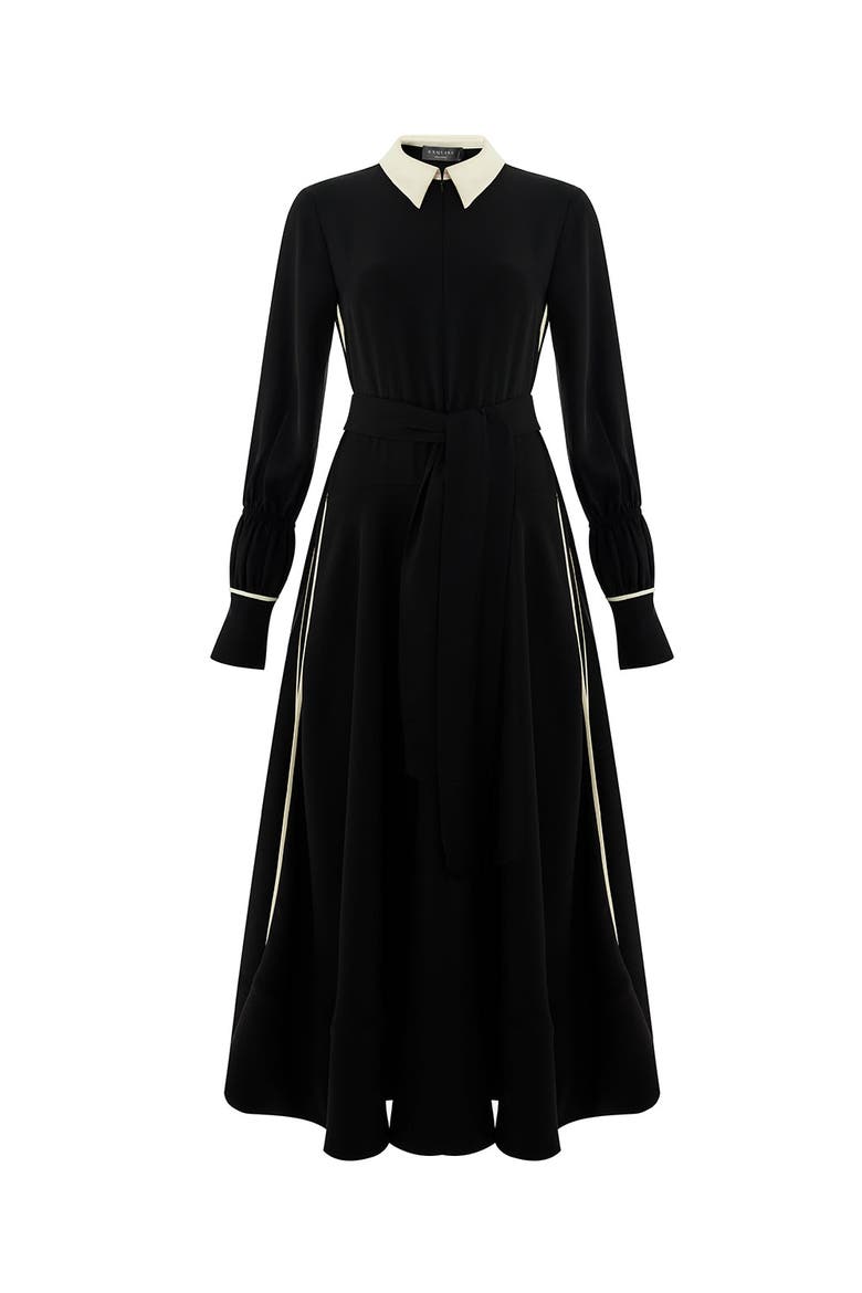 Journi Maxi Dress, Alternate, color, BLACK
